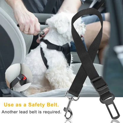 2Pcs Pet Dog Seat Belt Leash Adjustable Pet Dog Cat Safety Leads Harness My Store