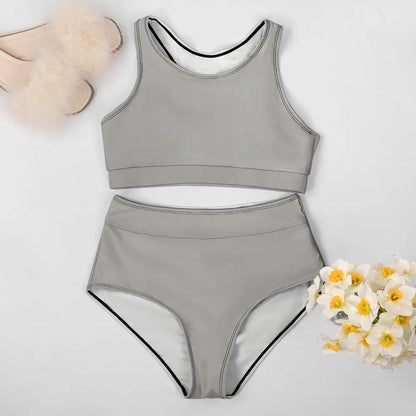 Ladies Two Piece Bikini Swimsuit Inkedjoy