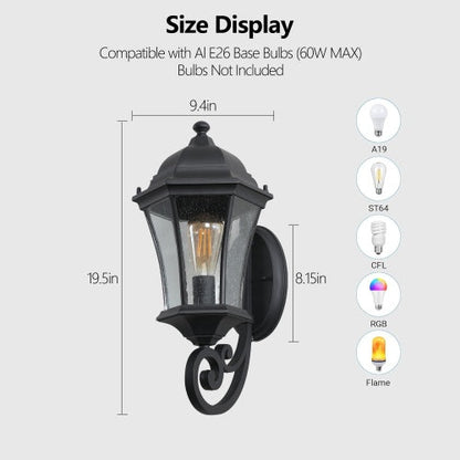 Glass Retro Wall Light My Store