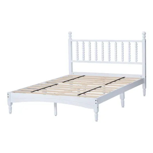 Solid Rubberwood Bed My Store