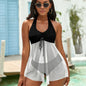 Split Skirt Swimsuit Inkedjoy