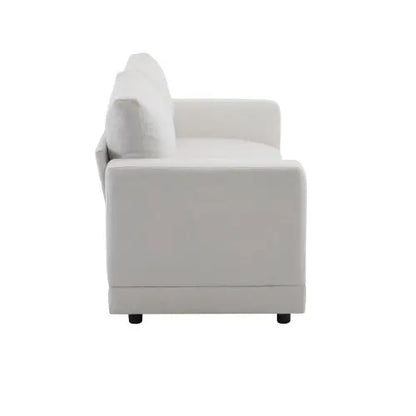 Modern Velvet Upholstery, Deep Cushions Couch My Store