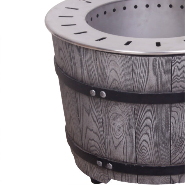 Smokeless Fire Pit Fueled With A Woody Appearance Inkedjoy