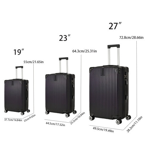 3-piece Hard Shell Luggage Set Inkedjoy