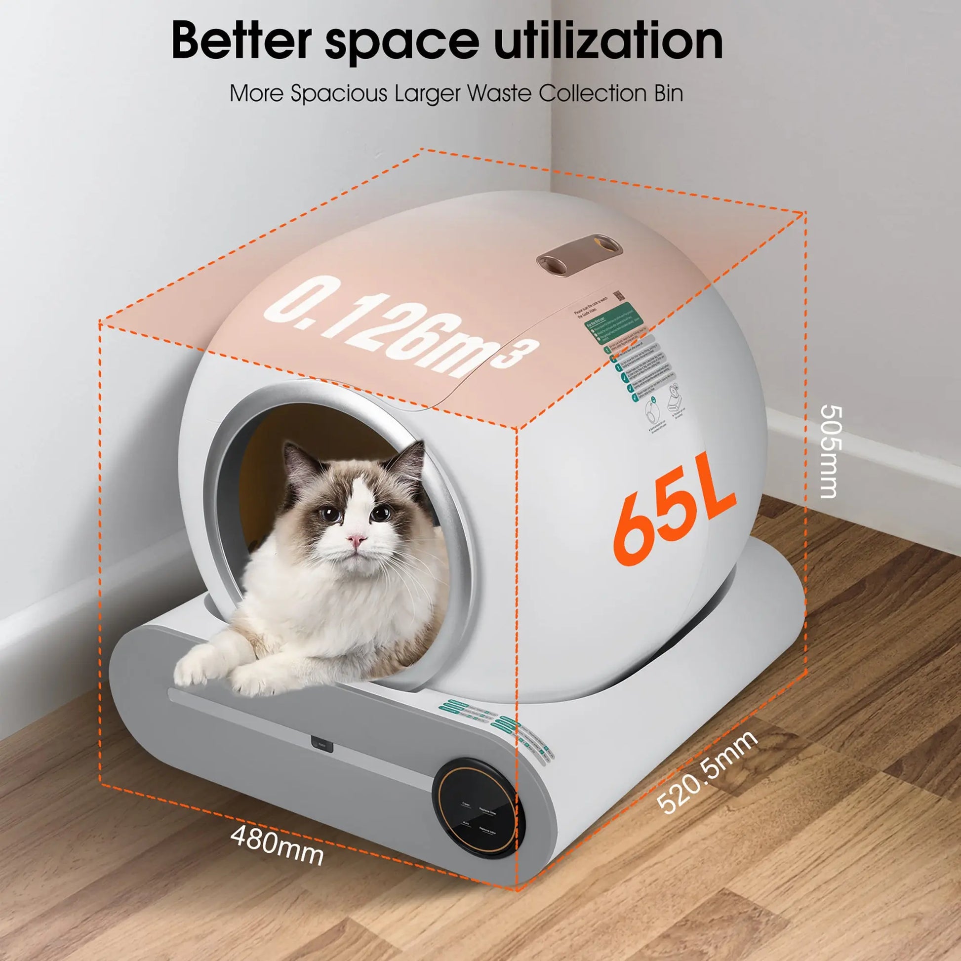 Self-cleaning Litter Box, Automatic Scooping And Deodorization My Store