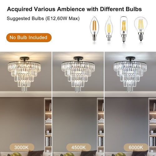 Large Black Crystal Chandelier Inkedjoy
