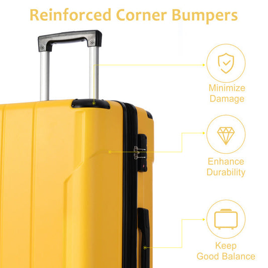 3-piece Luggage Set Inkedjoy