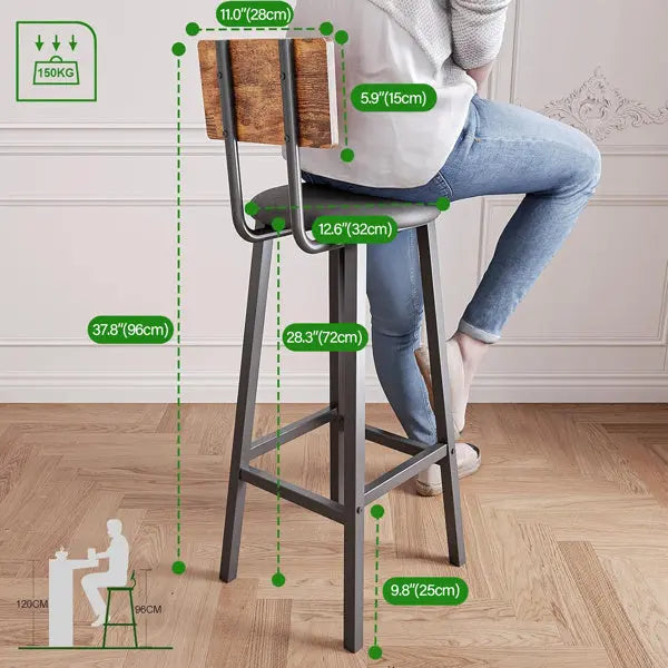 Bar Stool 2-piece Set - Prohibited From Sale In Temu And Not Shipped On Weekends My Store