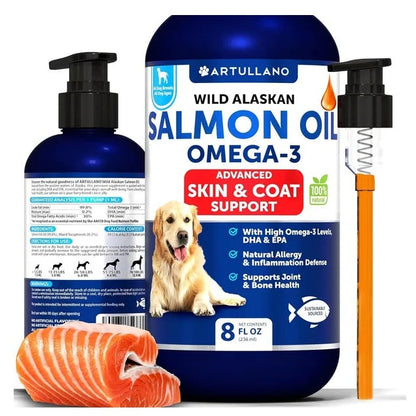 Salmon Oil For Dogs 3 For Dogs 8 FL OZ Wild Alaskan Salmon Fish Oil My Store