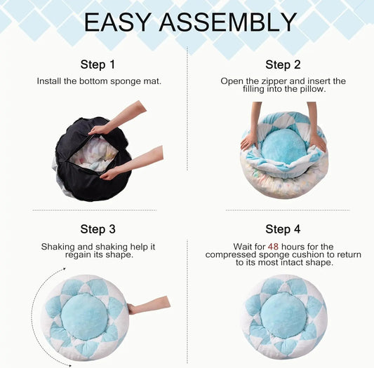 MEWOOFUN Donut Pet Bed My Store