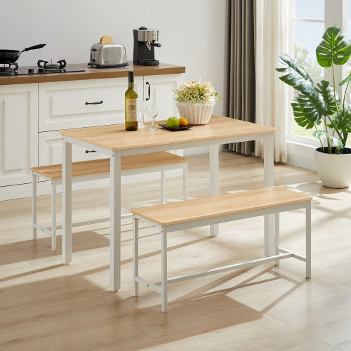 Dining Table Set, Kitchen Table Counter With Chairs Inkedjoy