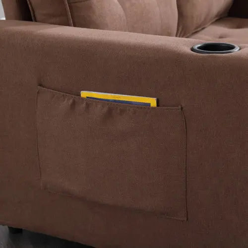 3-in-1 Upholstered Futon Sofa Convertible Floor Sofa Bed My Store