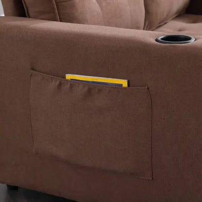 3-in-1 Upholstered Futon Sofa Convertible Floor Sofa Bed My Store