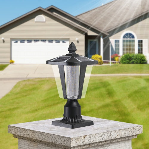 Solar Pillar Headlights With Dimmable LEDs 1-pack My Store