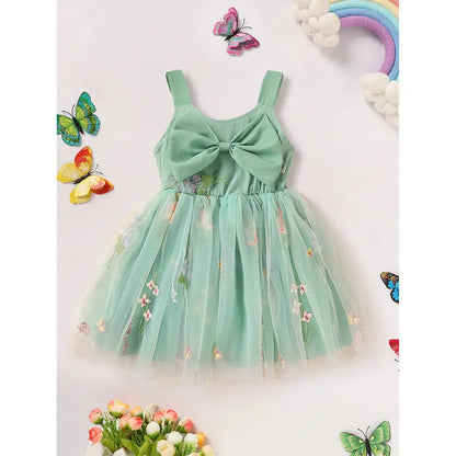 Toddler Girl Sleeveless Floral Sundress Inkedjoy
