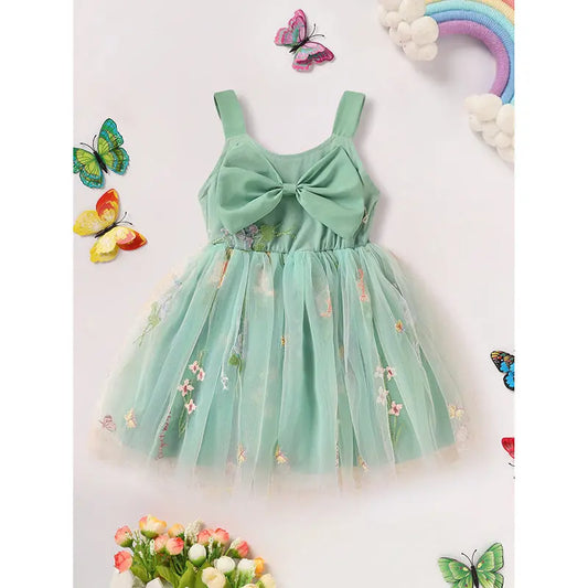 Toddler Girl Sleeveless Floral Sundress Inkedjoy