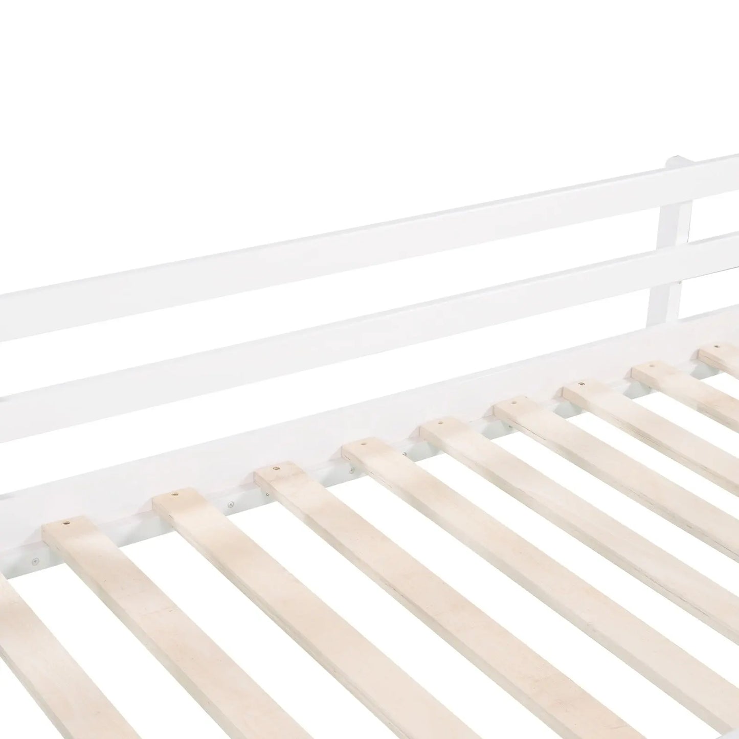 Twin Loft Bed With Slide, Stair, Chalkboard - White My Store