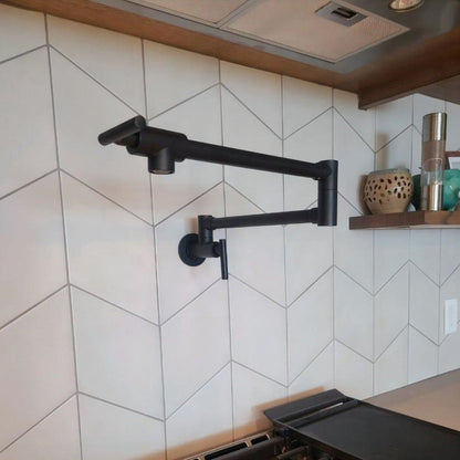 Pot Filler Faucet Wall Mount- Matte Black My Store