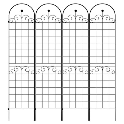 4 Pack Metal Garden Trellis For Climbing Plants Outdoor Netting Trellis Inkedjoy