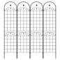 4 Pack Metal Garden Trellis For Climbing Plants Outdoor Netting Trellis Inkedjoy