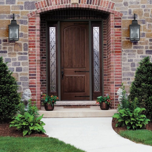 Large Outdoor Glass Wall Light Supports Many Types Of Bulbs -2 Packs Inkedjoy