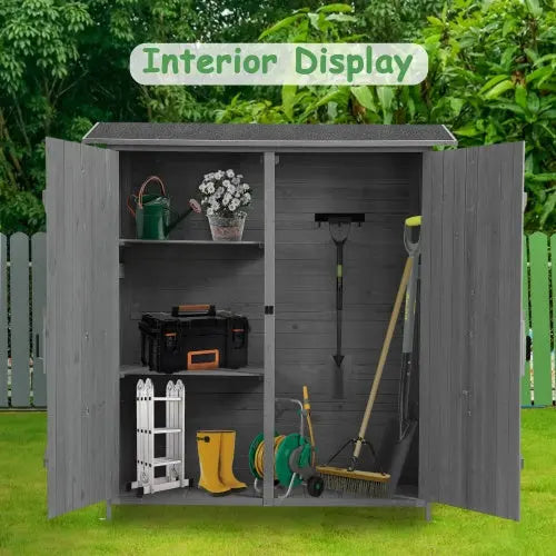 56L X 19.5W X 64H Outdoor Storage Shed My Store