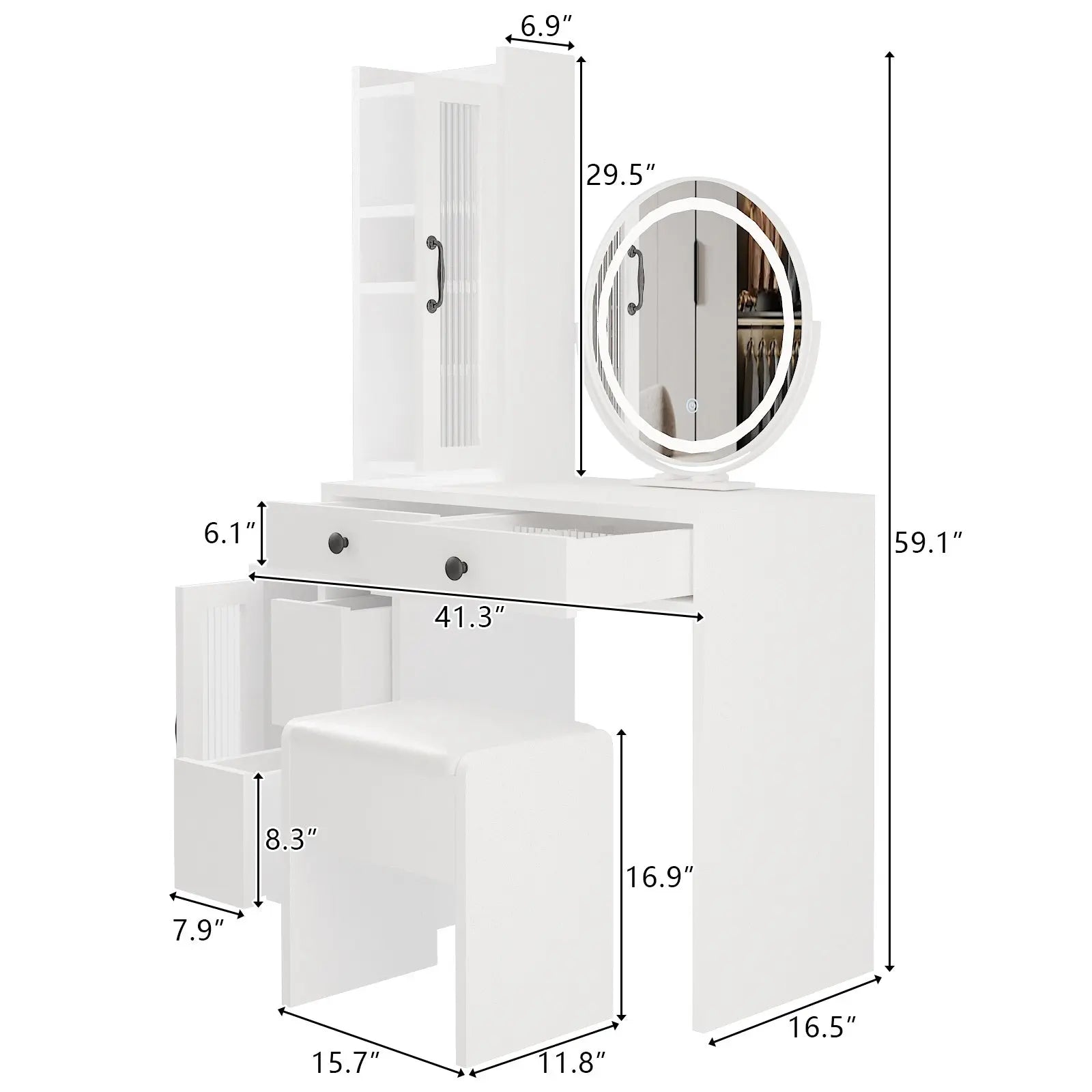 Dressing Table Set My Store