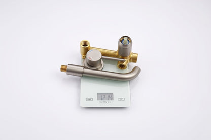 Wall Mount Faucet For Bathroom Sink Or Bathtub- Brushed Nickel My Store