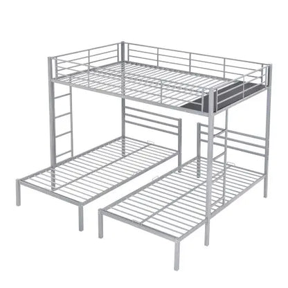 Full Over Twin Twin Size Bunk Bed With Built-in Shelf My Store