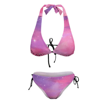 V-Neck Bikini Swimsuit Inkedjoy