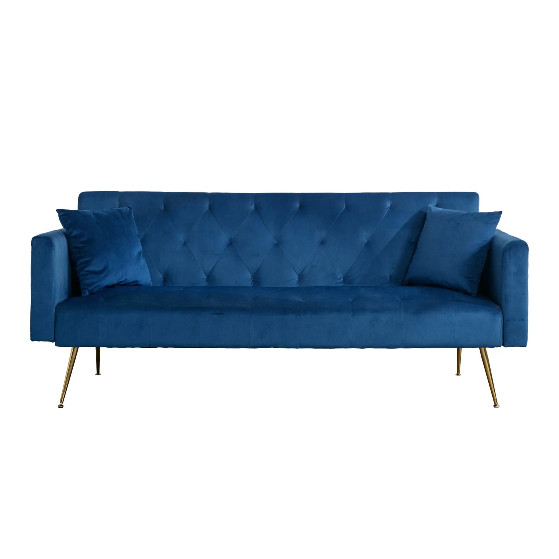 Modern Velvet  Sofa Bed Folding Futon My Store