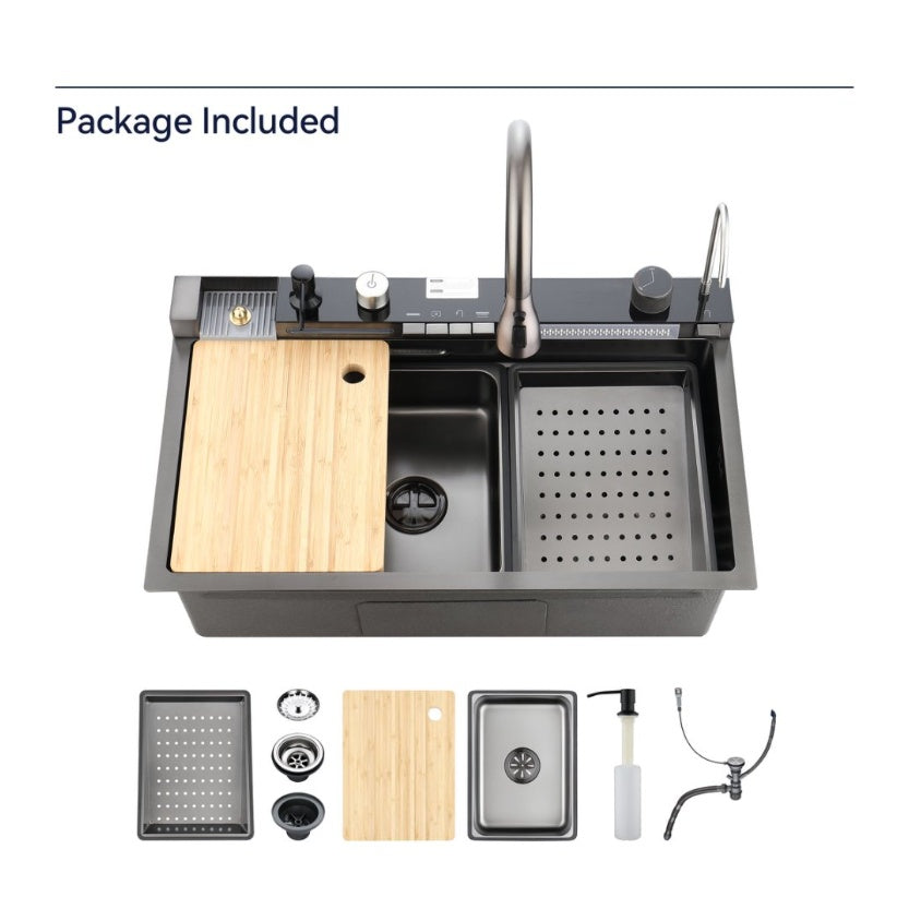 Pull-out Facuet Single Bowl Sink Kitchen My Store