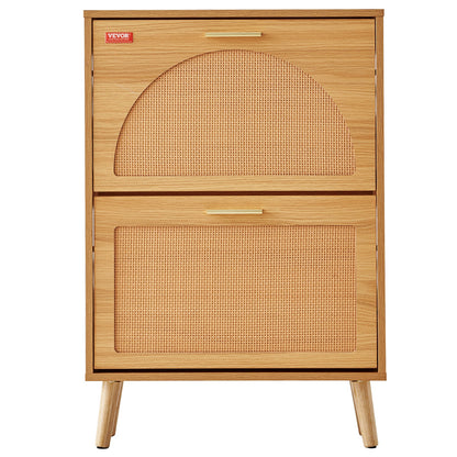 Shoe Cabinet With 2 Flip Drawers Inkedjoy