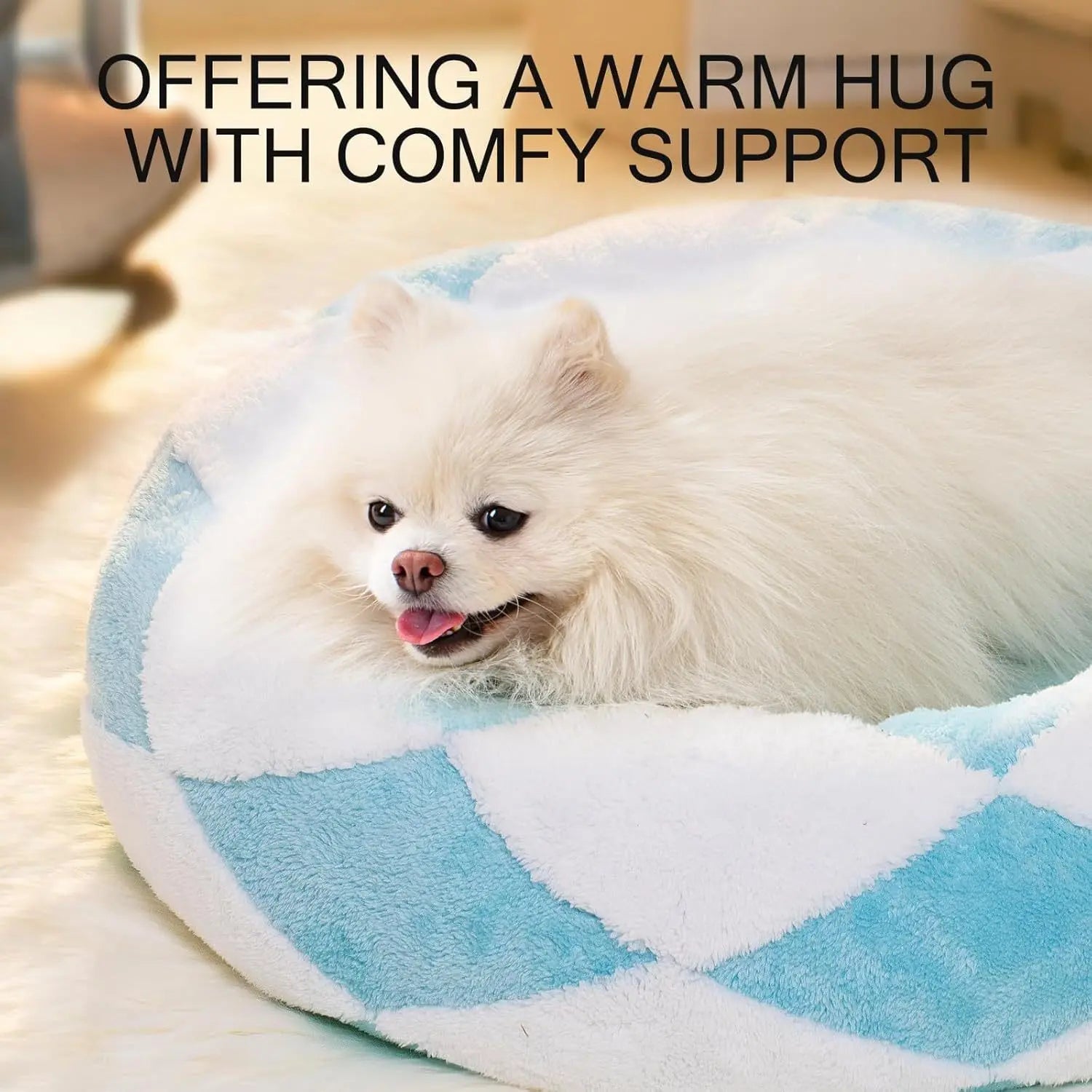 MEWOOFUN Donut Pet Bed My Store