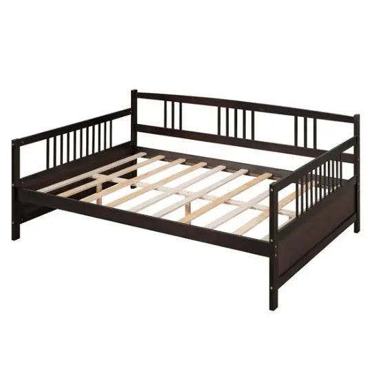 Full-size Sofa Bed With Support Legs, Espresso Color My Store