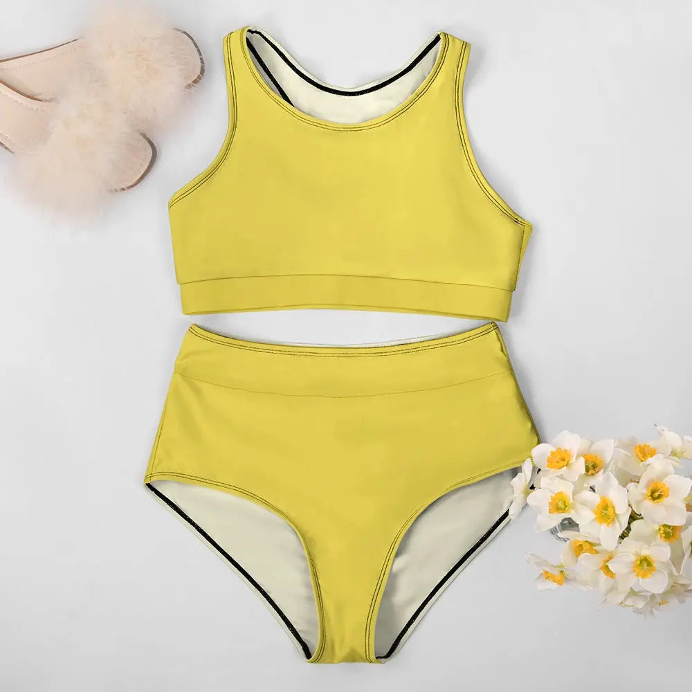 Ladies Two Piece Bikini Swimsuit Inkedjoy