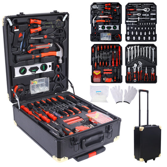 Home Repair Tool Box Set With Rolling Wheels Inkedjoy