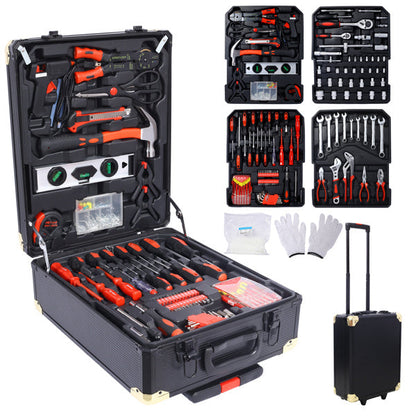 Home Repair Tool Box Set With Rolling Wheels Inkedjoy