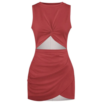 Navel-Baring Cross-Fit Hip Skirt Inkedjoy