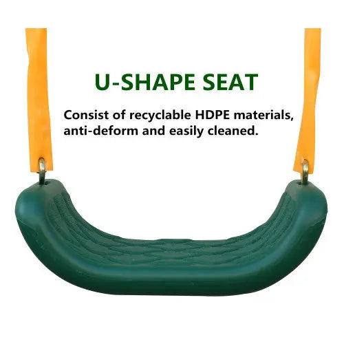 Children's Outdoor Metal Swing Set With Glider My Store