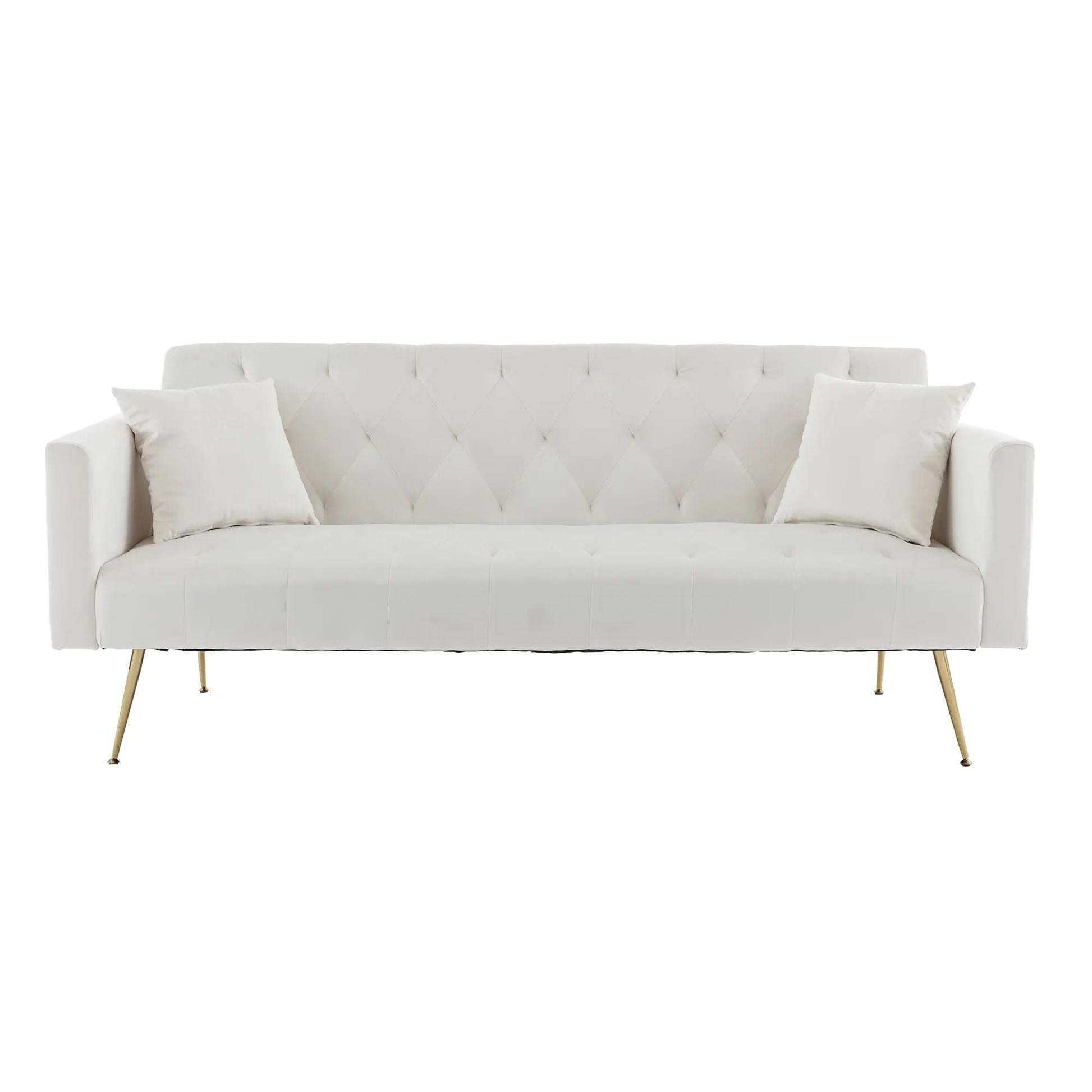 Modern Velvet  Sofa Bed Folding Futon My Store