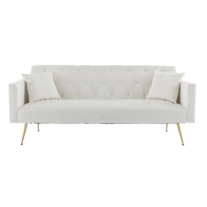 Modern Velvet  Sofa Bed Folding Futon My Store