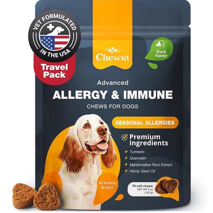 Dog Allergy Relief And Itch Relief Chews With Salmon Oil Immune Health My Store