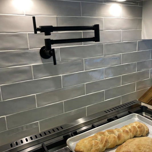 Pot Filler Faucet Wall Mount- Matte Black My Store