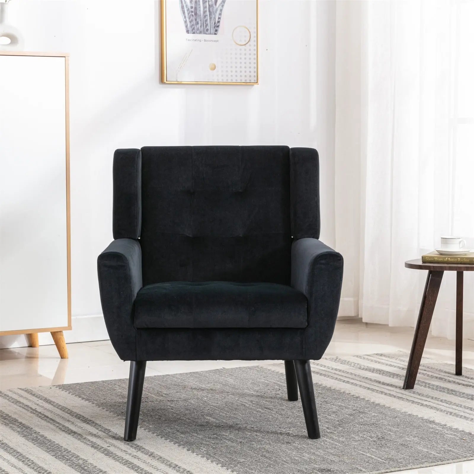 Modern Soft Velvet Accent Chair My Store