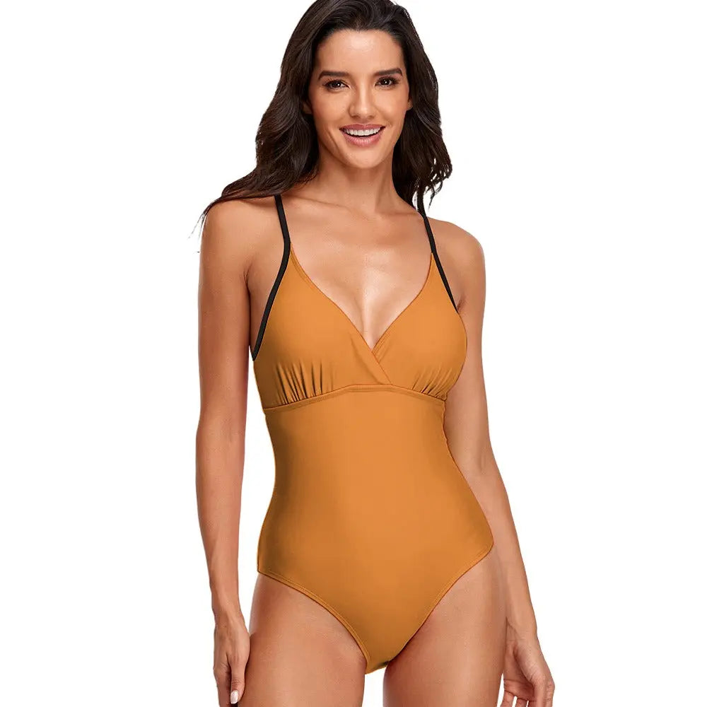 Sexy Female Sling One Piece Swimsuit Inkedjoy