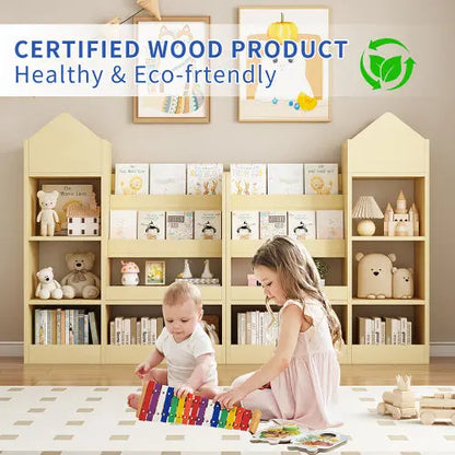 Wooden Children's Bookshelf My Store