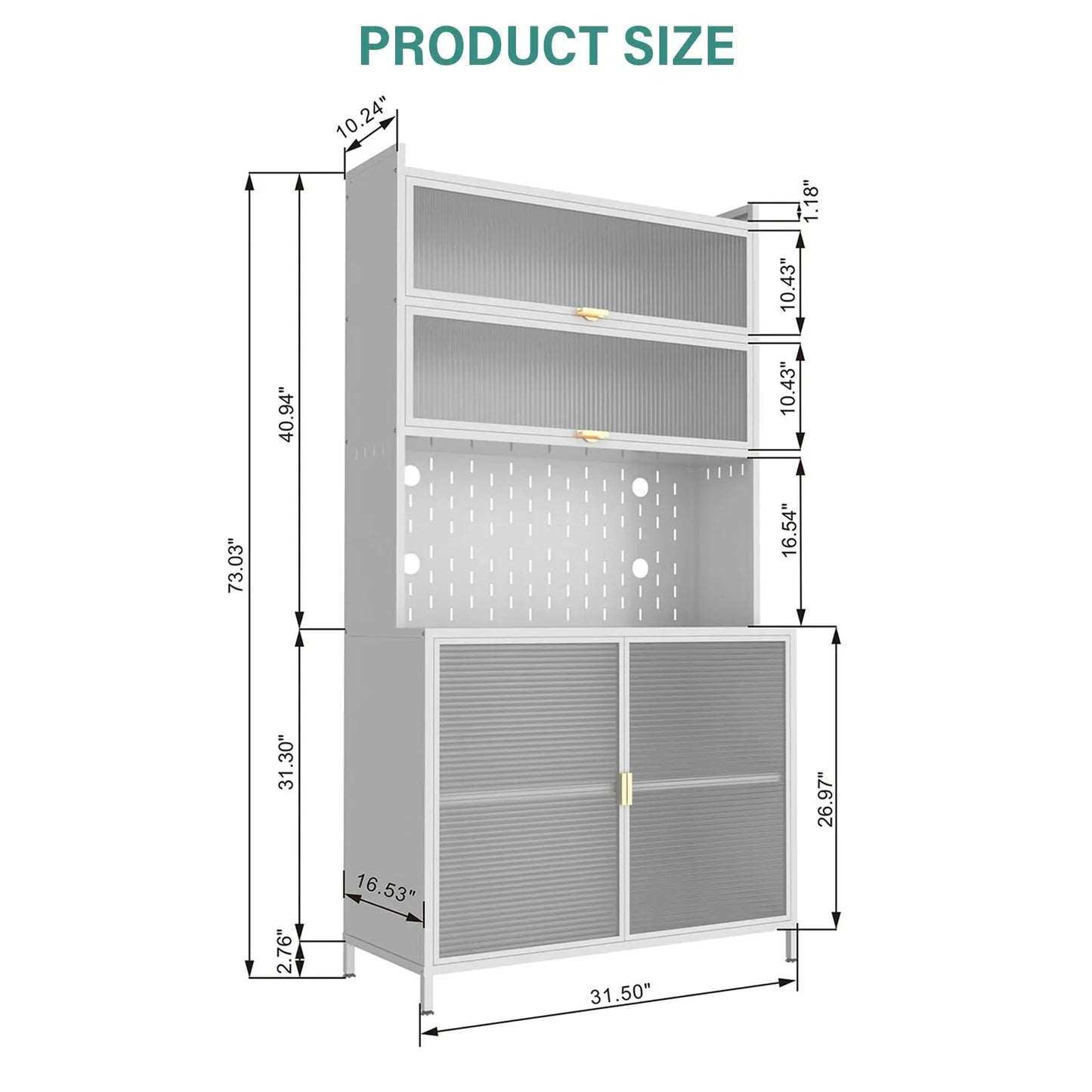 6 Level Flip Door Pantry Cabinet My Store