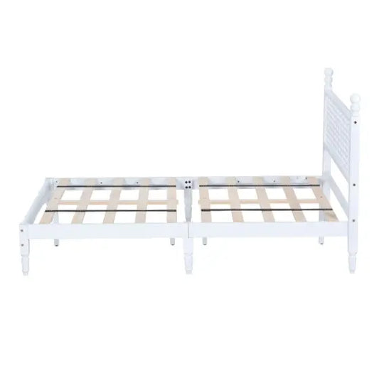Solid Rubberwood Bed My Store