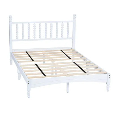 Solid Rubberwood Bed My Store